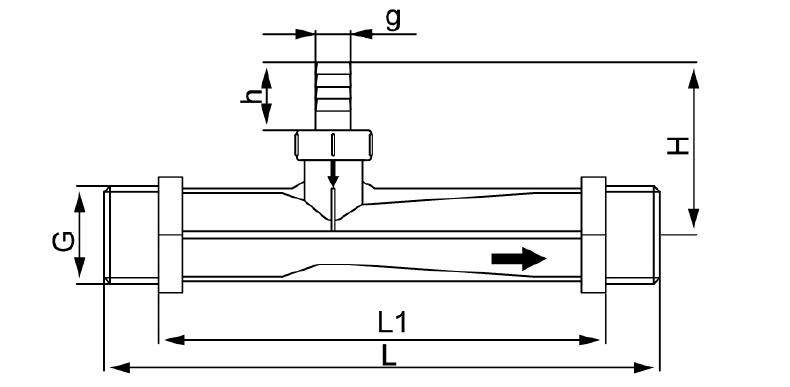 Venturi dimension diagram