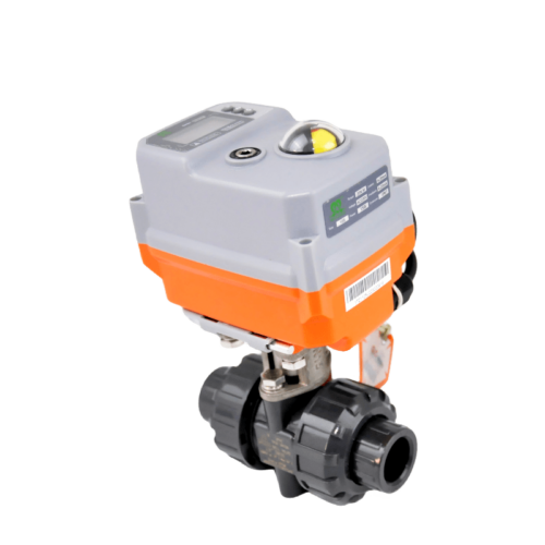 调节型电动球阀副本 高品质电动执行器塑胶球阀